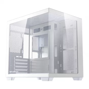 Arvutikorpus DarkFlash B275 (valge) mid-tower ATX ühilduv, eesmine I/O, karastatud klaas
