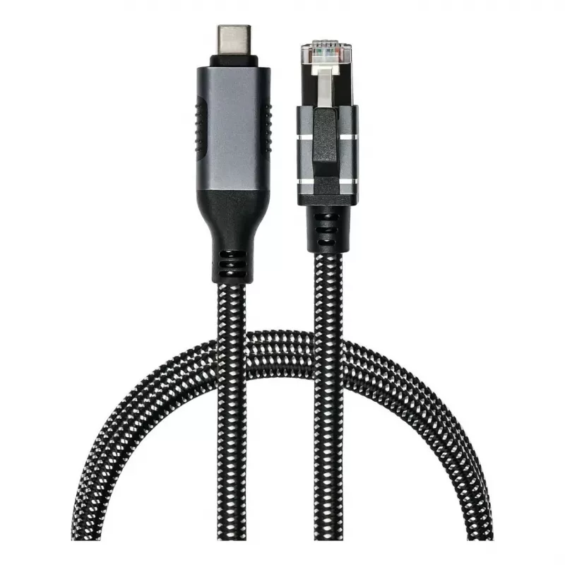 Good Connections Ethernet-kaabel USB-C RJ45, antratsiit, 1,0m
