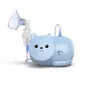 Võrknebulaator Omron Nami Cat NE-C303K-KDE — lauapealne inhalaator, 0,35 ml/min, lastele ja täiskasvanutele, sinine, W235×D148×H157 mm