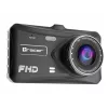 Dashcam TRACER 4TS Full HD kahe kanaliga pardakaamera, 2 MP põhi-, 0,4 MP salongi-, 140°/60° vaatenurgad, 4-tolline IPS-ekraan, 150 mAh aku, alumiiniumist korpus, parkimisabi