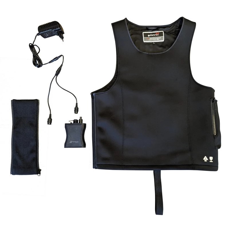 Glovii GMV1L veespordivest Must Softshell