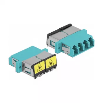Optiline fiiberadapter DeLOCK 86905 LC Quad emane - LC Quad emane mitmemooodne aqua