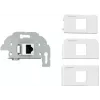 Kindermann 7456000526 RJ-45 hall-valge pistikupesa (7456000526)