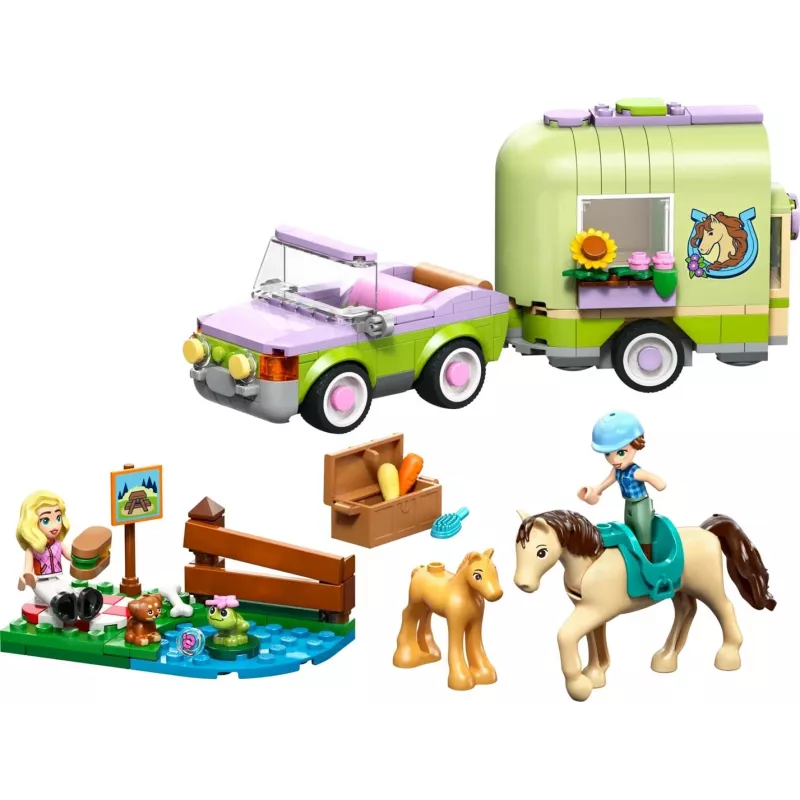 LEGO FRIENDS 42695 Hobuse ja varssa haagis
