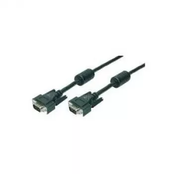 Wentronic Components Handels Goobay - VGA-kaabel - HD-15 (M) - HD-15 (M) - 15,0 m - pöidlaga kruvid - must (68139)
