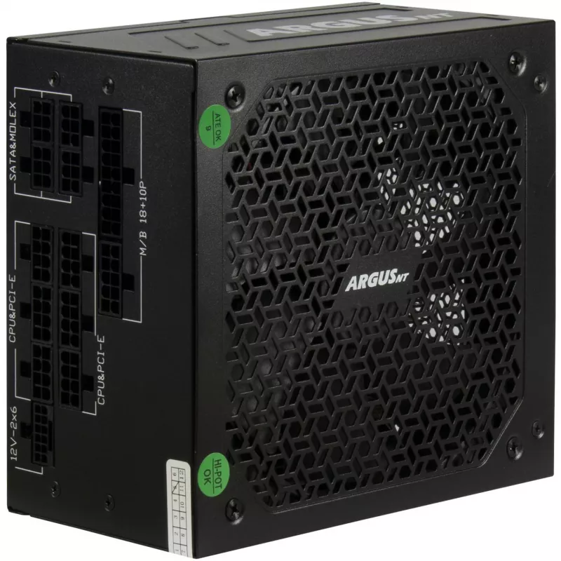 Intertech Inter-Tech ArgusNT HA-1000BA4 1000W 80+Gold ATX3.1 (1000W), PC toiteplokk