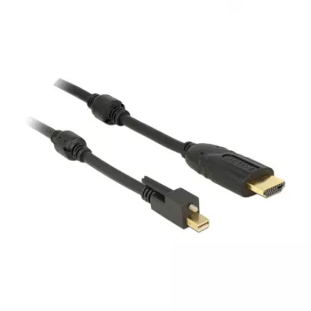 Video kaabliadapter DeLOCK 83730 Mini DisplayPort HDMI-le 2 m Must