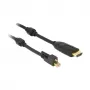 Video kaabliadapter DeLOCK 83730 Mini DisplayPort HDMI-le 2 m Must