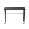 Maclean kokkupandav laud, must, mobiilne, 100x50cm, max 50kg MC-1250 B