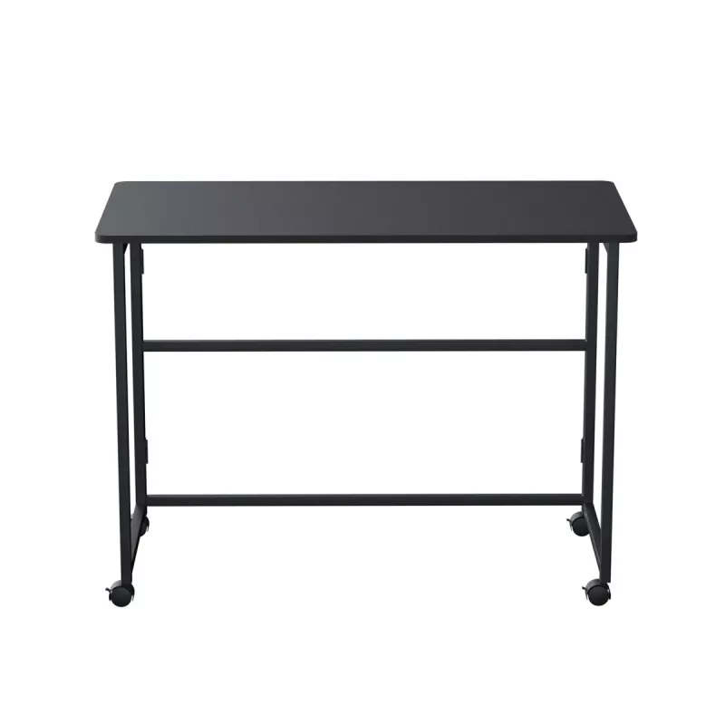 Maclean kokkupandav laud, must, mobiilne, 100x50cm, max 50kg MC-1250 B