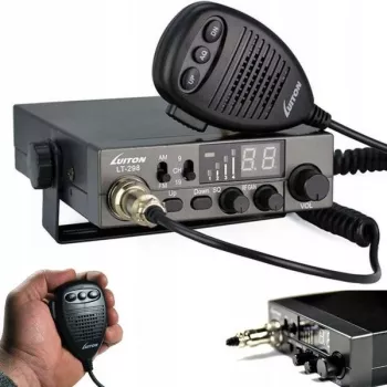 Luiton LT-298 ASQ AM/FM CB-raadio sigaretisüütaja pistik must