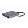 Gembird a-CM-COMBO6-01 sülearvuti dokk/pordi replikaator USB 3.2 Gen 1 (3.1 tolli)