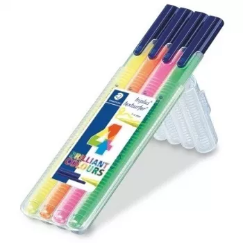 Marker Staedtler 362 SB4 4 tk roheline oranž roosa kollane