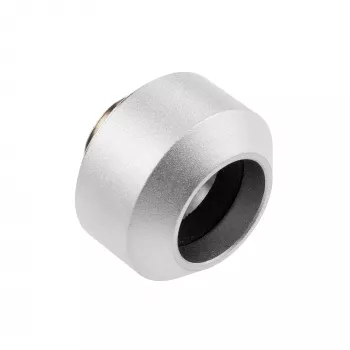 Kõvatoru liitmik 14 mm OPTIMUS — metallist jahutusvedeliku/PC vesijahutuse ühendus, hõbedane