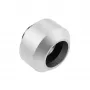 Kõvatoru liitmik 14 mm OPTIMUS — metallist jahutusvedeliku/PC vesijahutuse ühendus, hõbedane