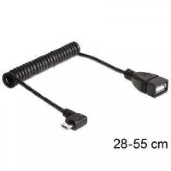 USB-kaabel DeLOCK 83354 USB 2.0 0,5 m Micro-USB B USB A Must