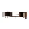 TV-kapp Cama ALMERA 180,5×42×52,5 cm pähkel/kašmiir – pealisplaat puitlaastplaadist, pähklipuust raam