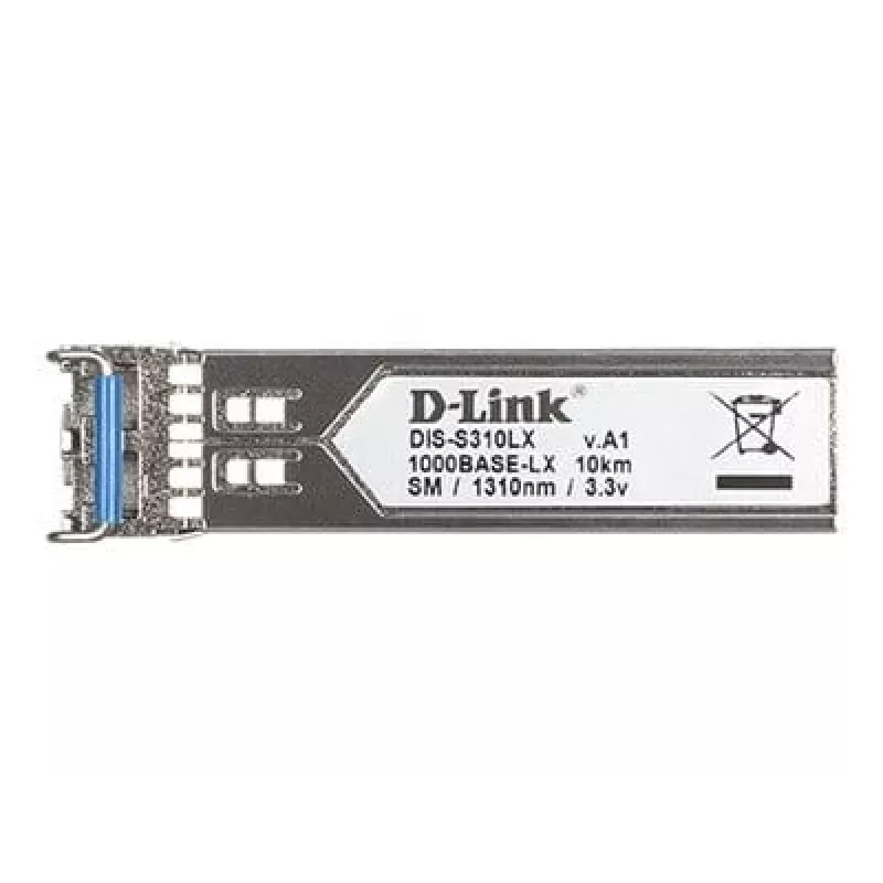 D-Link 1-pordiline Mini-GBIC SFP kuni 1000BaseLX tööstuslik transiiver