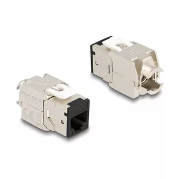 DeLOCK 88118 võtmepesa moodul Lame Must RJ-45 10 tk