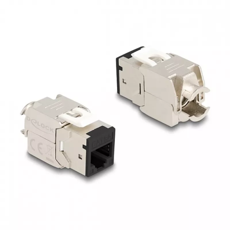 DeLOCK 88118 võtmepesa moodul Lame Must RJ-45 10 tk
