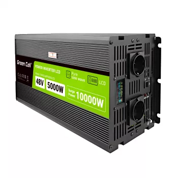 LCD muundur 48V 5000W/10000W puhas siinus koos ekraaniga