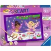 Maalimiskomplekt Ravensburger CreArt – haldjasõbrad (laste maalimise meisterduskomplekt)