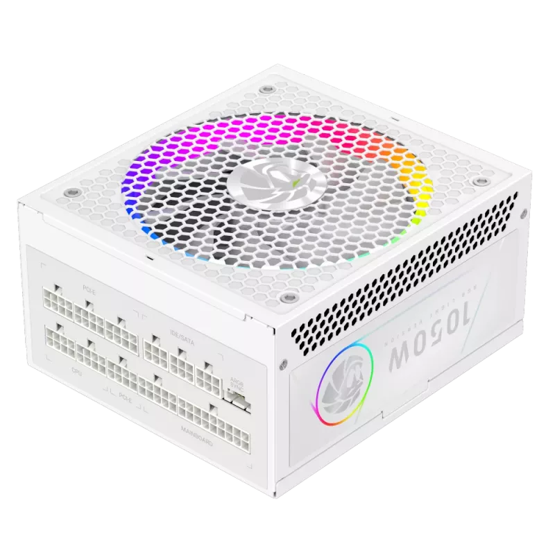 Gamemax toiteplokk, 80 PLUS, Gold | RGB 1050G WH | 1050 W