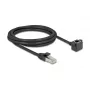 Võrgukaabel DeLOCK 81098 RJ-45 Cat6 2 m Must