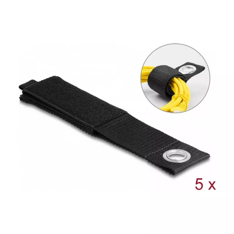 DeLOCK Heavy-duty Hook-and-loop strap 508x50mm must 5 tk