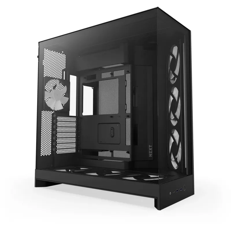 NZXT PC korpus H9 Flow RGB+ Midi tower must
