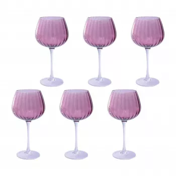 6-osaline Rose&Tulipani joogiklaaside komplekt U20177611A93-Z 460 ml