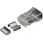 ROLINE RJ45-Pistik Cat.6A Varjestamata+Insert 10 tk (21.17.3098)