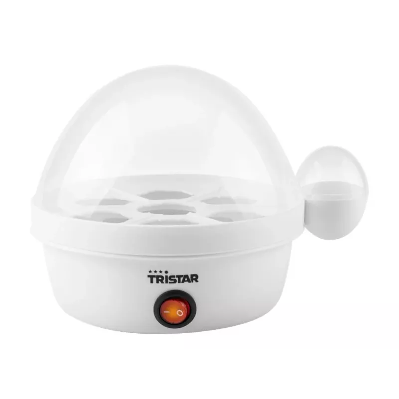 Munakeetja Tristar EK-3074 — mahutavus 7 muna, 350 W, läbipaistev/valge