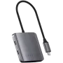 Satechi USB-jaotur toiteedastusega, 4x USB-C 3.2