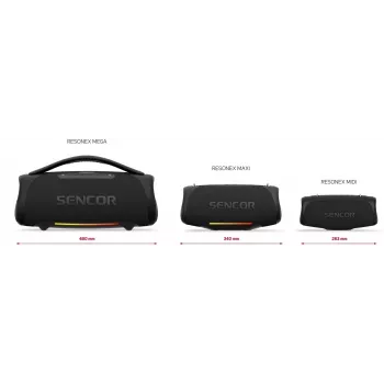 Sencor Resonex Maxi Power 100W, IPX7, TWS, LED