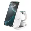 Sisetreilaadur Belkin UltraCharge 25w Qi2 3in1 Magnetlaadur EL valge ümmargune