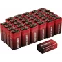 Voltcraft VC-16107990 9 V plokipatarei leelis-mangaan 550 mAh 9 30 tk (VC-16107990)