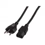 EFB-Elektronik toitejuhe Šveitsi tüüp 12 - C13 180°, must, 2,0 m, 3 x 0,75 mm² Tootja: EFB Elektronik (EK537.2V3)