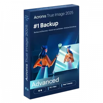 Acronis True Image | Advanced +500GB Acronis Cloud Storage | 3 PC/MAC | 1 aasta