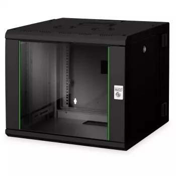 Seinale paigaldatav riiul Digitus DN-19 09-U-3-SW