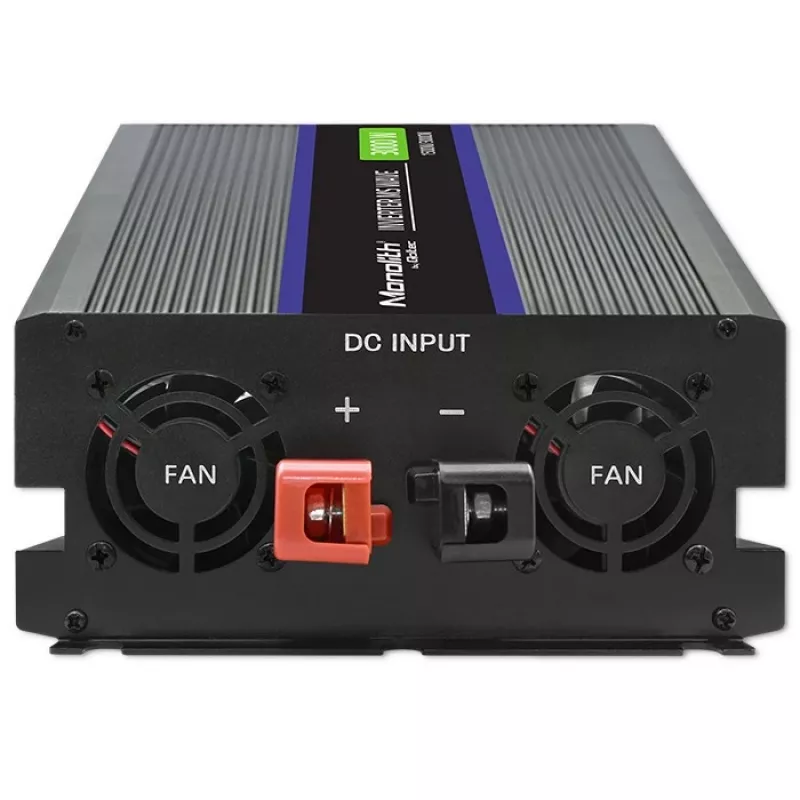 Pingemuundur QOLTEC Monolith 3000 MS Wave, 12 V → 230 V, 1500/3000 W, USB-ga
