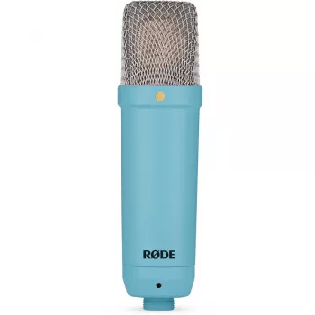 Stuudiokondensaatormikrofon RØDE NT1 Signature Blue, kar dioidne, 20–20000 Hz, XLR, 52×189 mm, 313 g
