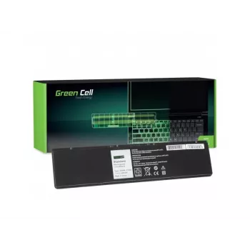 Aku roheline Cell DE93 DELL Latitude E7440 jaoks, Li‑Ion 7,4V 4500mAh, 4 elementi, must