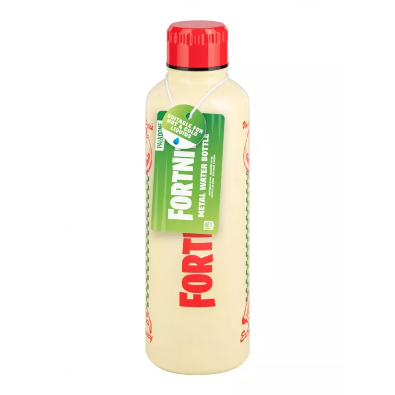 Spordijookide pudel Paladone Fortnite Metal PP14736FO 500 ml, metallist viimistlus, keeratav kork