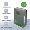 MPPT päikeselaadimiskontroller QOLTEC 10A 12V/24V süsteemidele LCD-ekraaniga