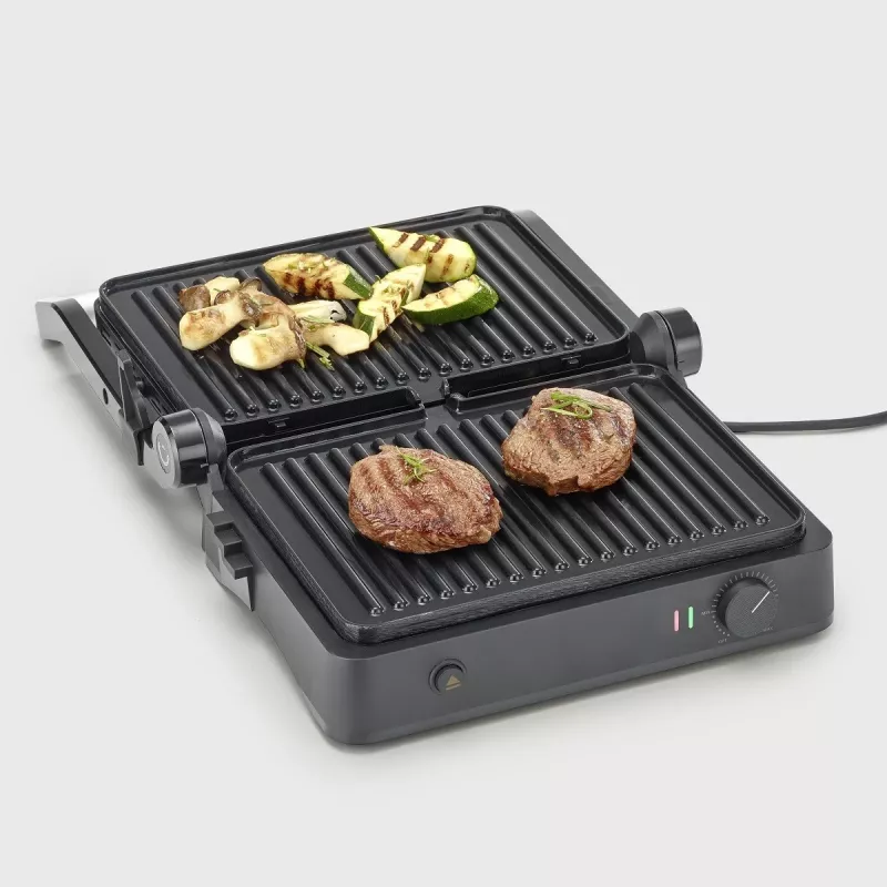 Kontaktgrill Severin KG 2398 must valge 1800 W 300 x 220 mm