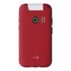 Funktsioonitelefon Doro Leva E22 karpkujuline, 2,8-tolline (7,11 cm) ekraan, üks SIM, 0,3 MP kaamera, 1150 mAh, 127,8 g, punane/valge