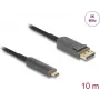 Aktiivne optiline kaabel DELOCK USB-C to DisplayPort 10 m (mudel 81605)