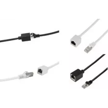 Logilink Professional - Patch-Extension kaabel - RJ-45 (M) to RJ-45 (W) - 10 m - S/FTP - CAT 6a - Halogen-Free, Snagless, robust - Valge (CQX091S)