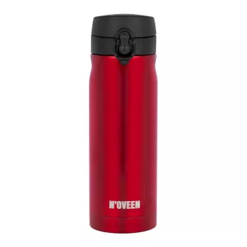 Termopudel NOVEEN TB825 400 ml — isoleeritud roostevabast terasest jooginõu, punane